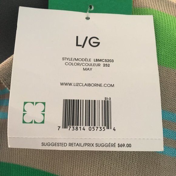 Liz Claiborne Sleeveless Shirt - Picture 3 of 8